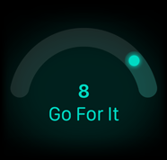 Readiness score of 8, Go For It