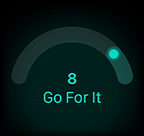 Readiness score of 8, Go For It